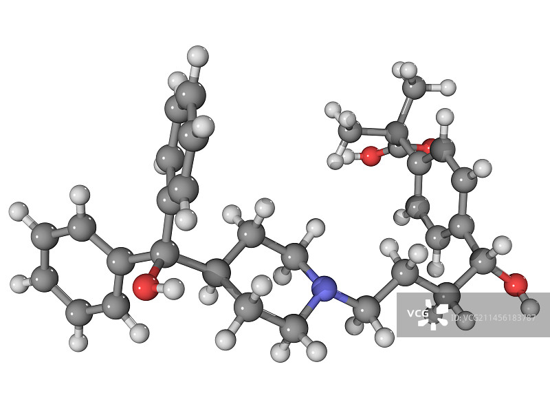 非索非那定抗组胺分子图片素材