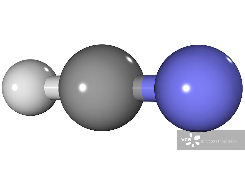 氰化氢分子图片素材