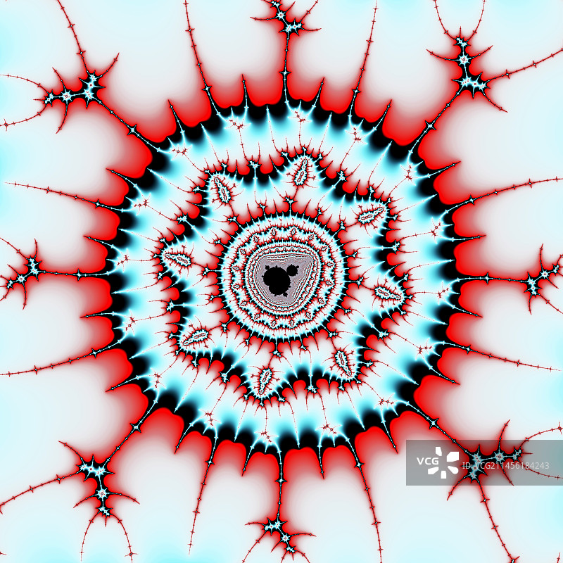 曼德勃罗分形图片素材