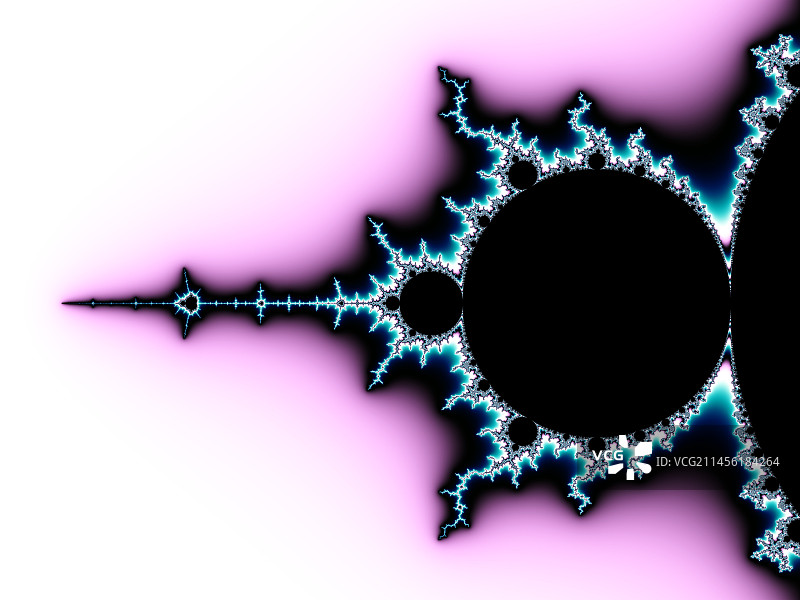 曼德勃罗分形图片素材