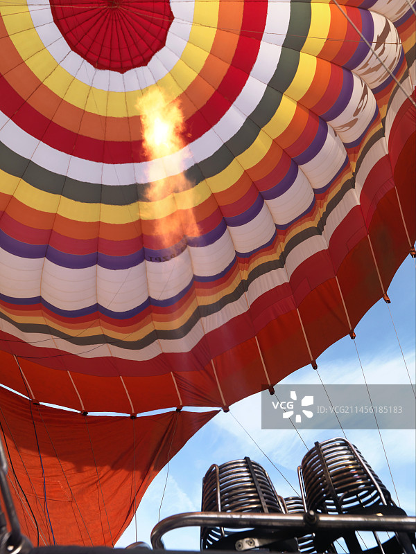 热气球喷火器图片素材