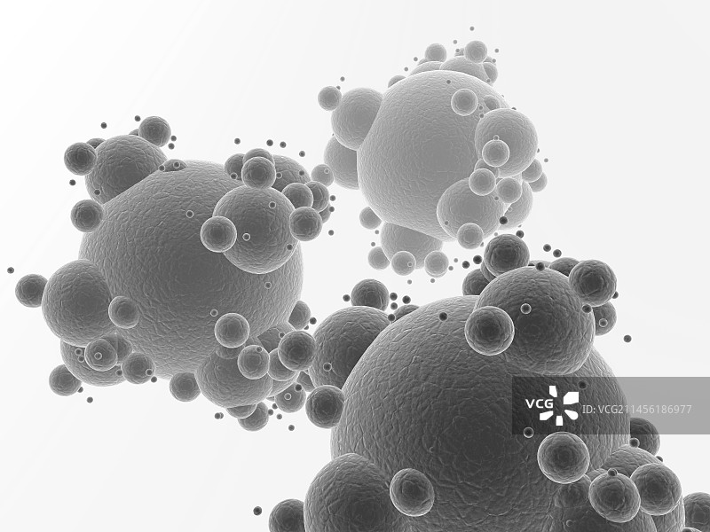 纳米颗粒艺术作品图片素材