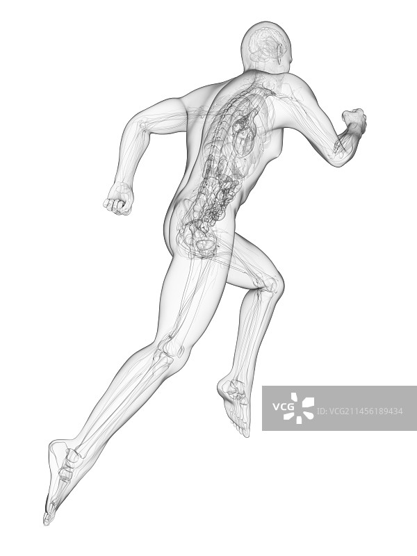 赛跑运动员艺术作品图片素材