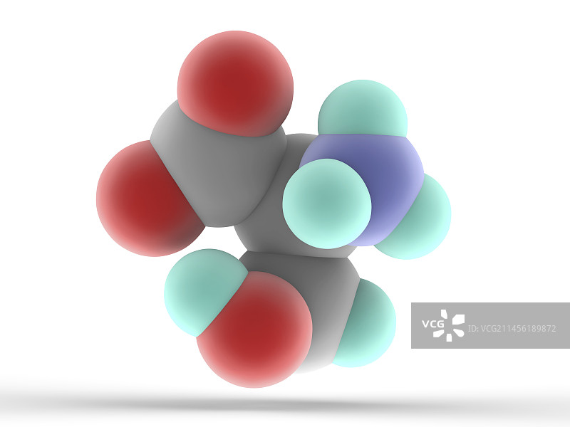 丝氨酸分子图片素材