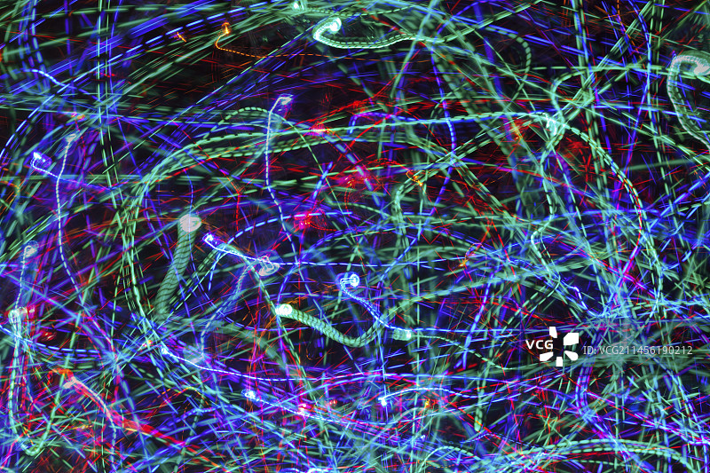 彩色光轨图片素材