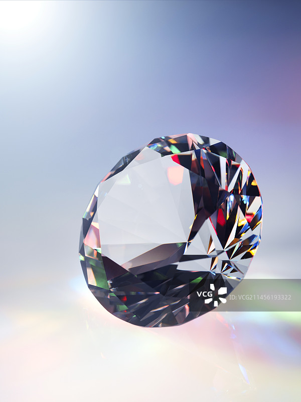钻石折射光图片素材