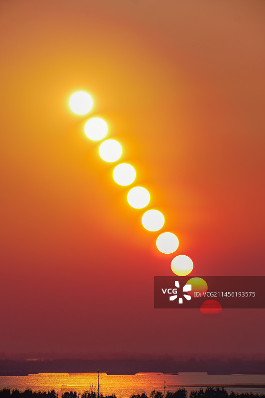 落日和晚霞图片素材