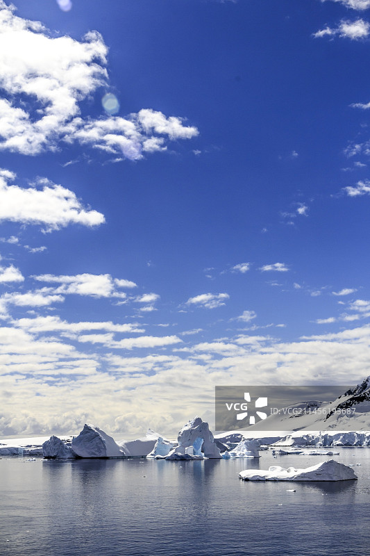 南极半岛勒梅尔海峡图片素材