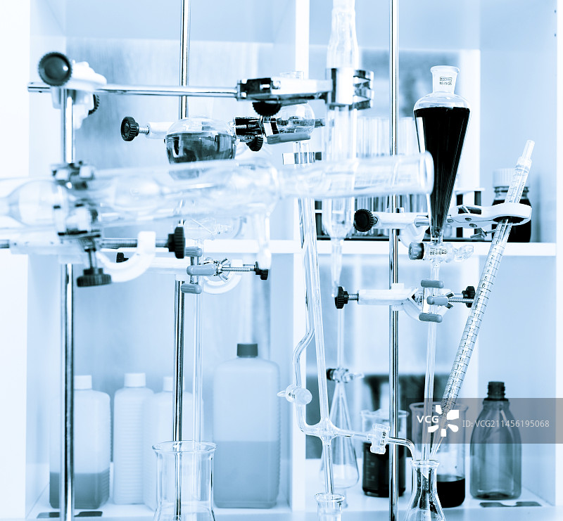 实验室化学设备图片素材