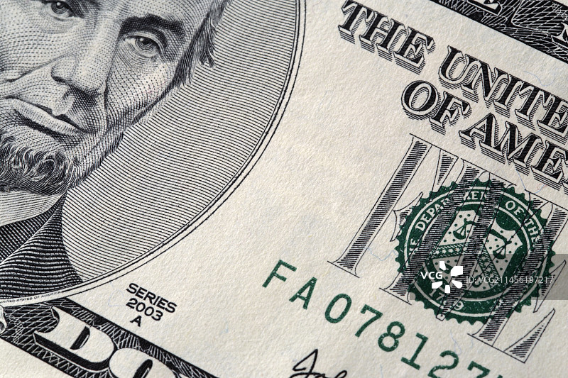 5美元纸币图片素材