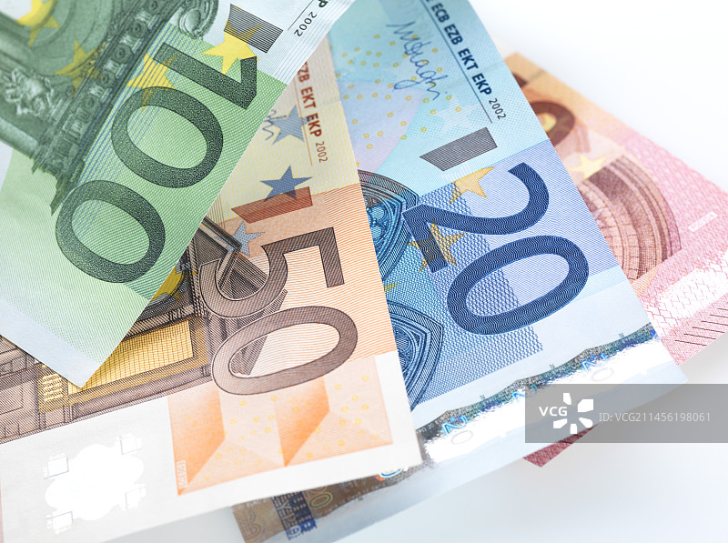 欧元钞票图片素材
