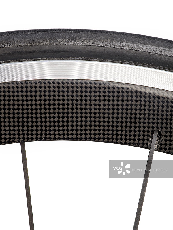 碳纤维自行车轮图片素材