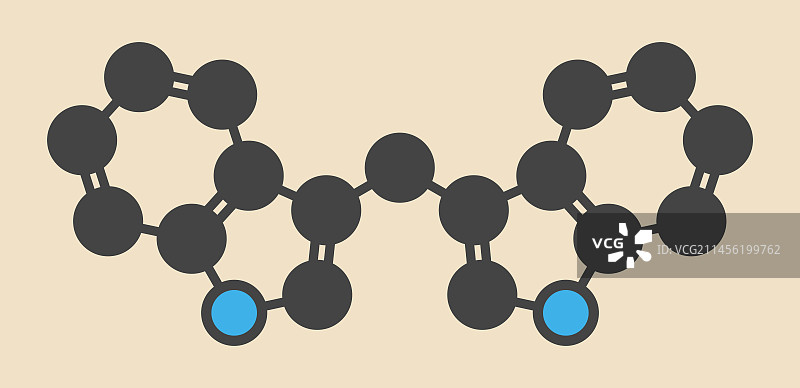 二吲哚甲烷分子图片素材