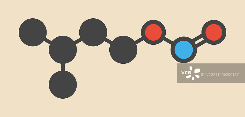 亚硝酸异戊酯兴奋剂药物分子图片素材