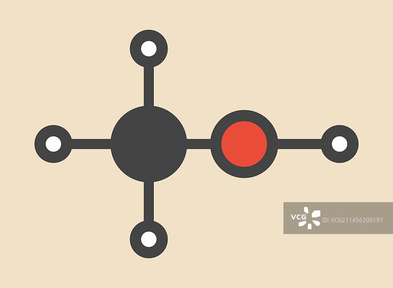 甲醇分子图片素材