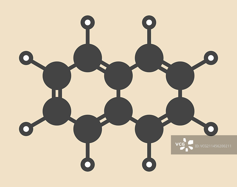 萘芳香烃分子图片素材