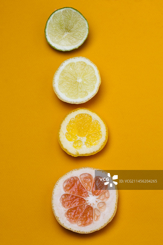 柑橘水果切片图片素材