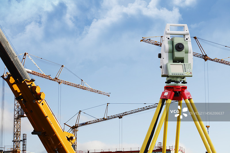 工业现场的测量设备图片素材