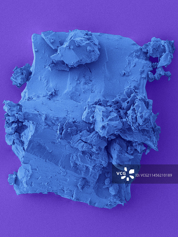 泰坦尼克号沉船打捞煤炭扫描电镜图图片素材