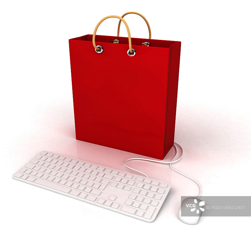 网上购物概念插图图片素材