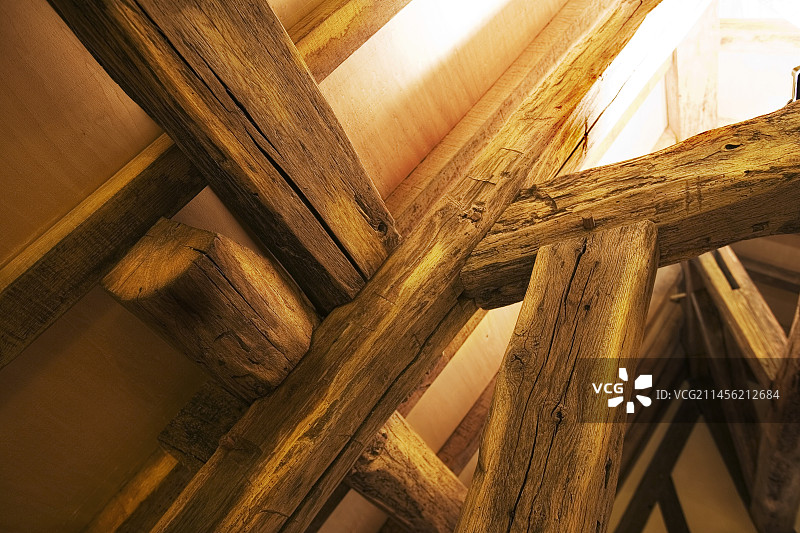 木梁和椽子图片素材