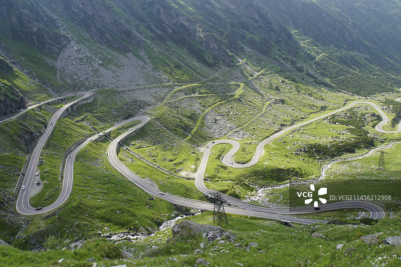 罗马尼亚特兰斯法格拉山公路图片素材