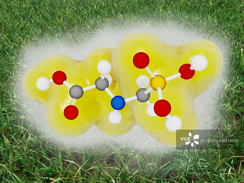 草甘膦分子结构图图片素材