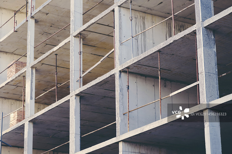 在建建筑局部图片素材