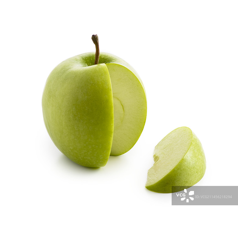 苹果切块图片素材
