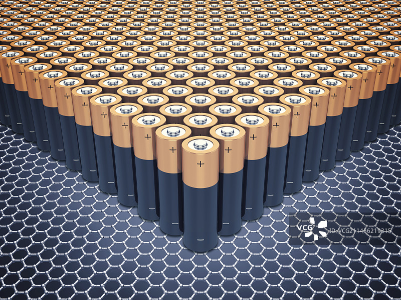 石墨烯电池概念插图图片素材