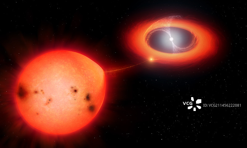 中等极星系统插画图片素材