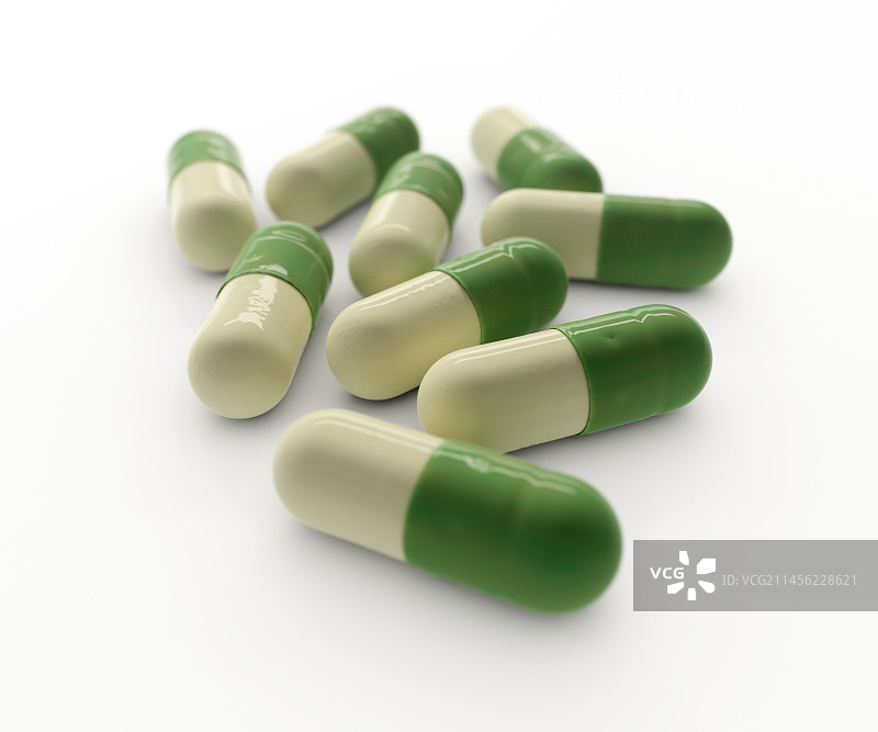 抗抑郁药物插画图片素材