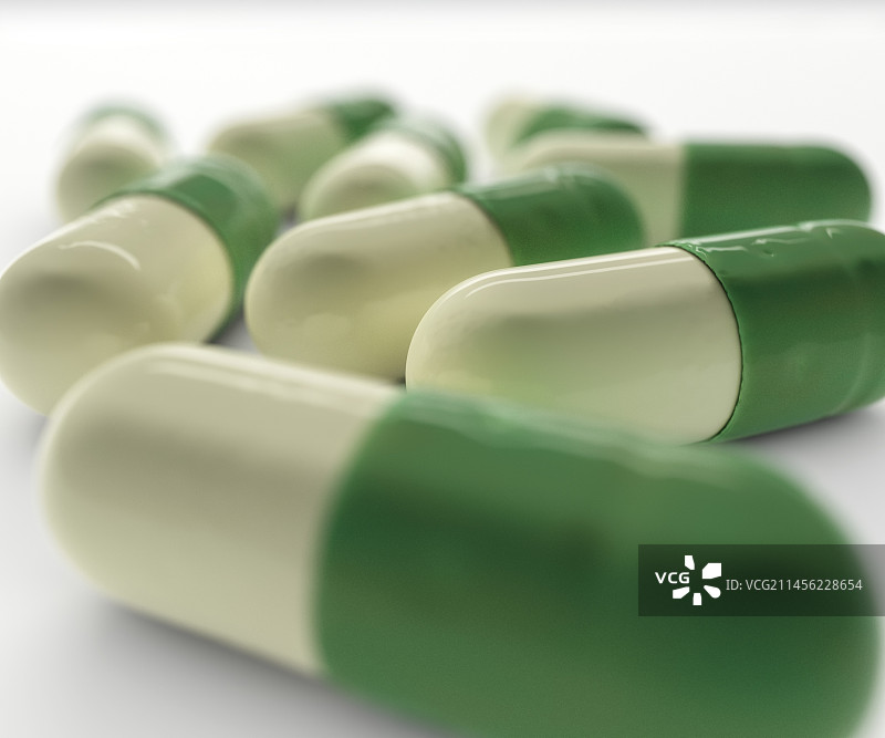 抗抑郁药物插画图片素材