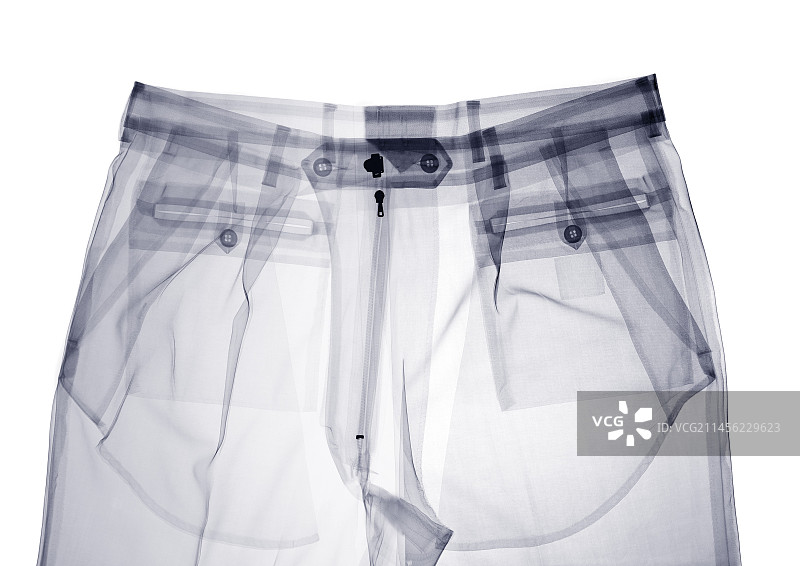 裤子的上半部分X光片图片素材