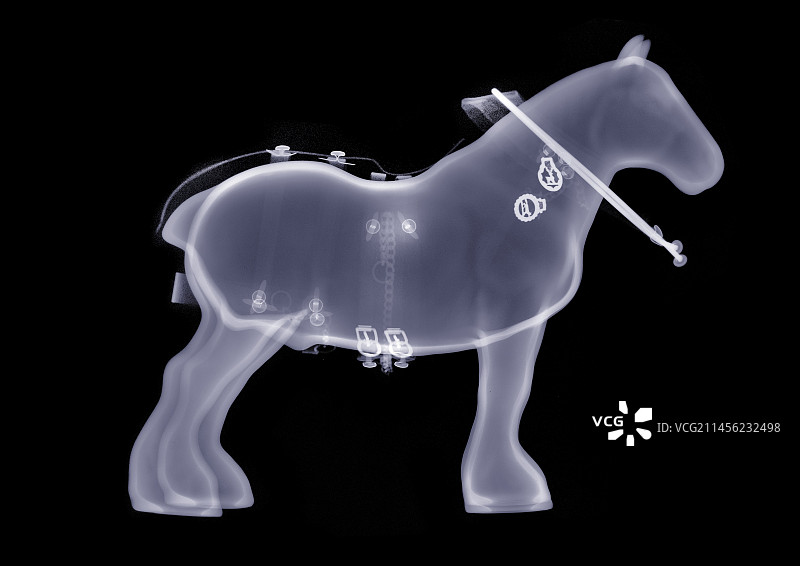 玩具夏尔马的X射线图片素材