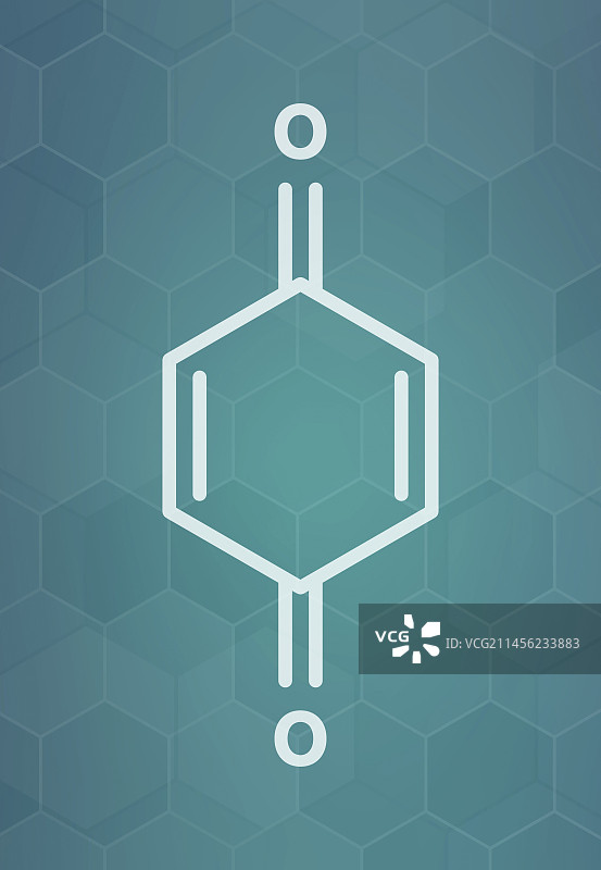 苯醌分子结构图图片素材