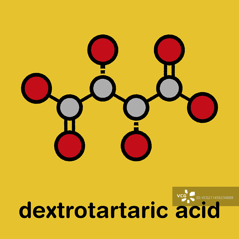 酒石酸分子图图片素材
