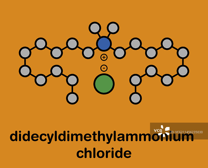 二癸基二甲基氯化铵防腐剂，插图图片素材