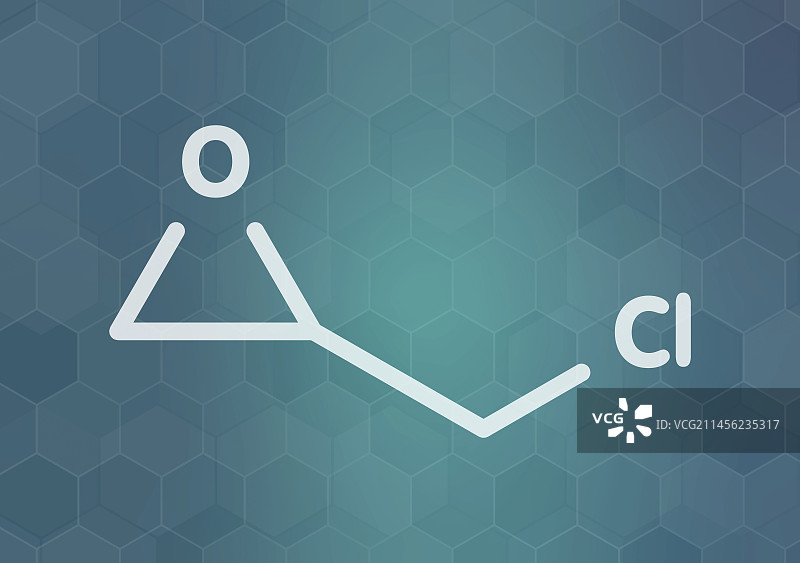 环氧氯丙烷环氧树脂结构单元插图图片素材