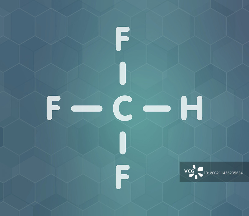 氟仿温室气体分子图图片素材