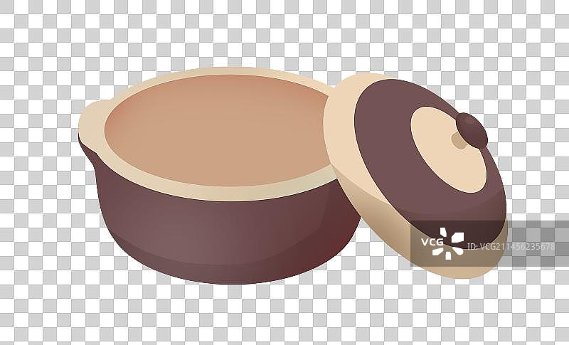 一个空着的砂锅图片素材