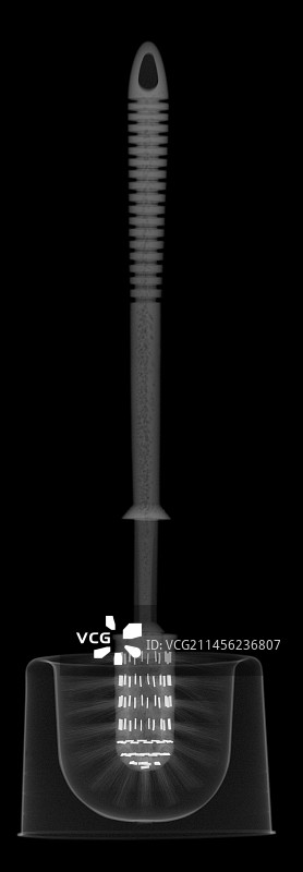 马桶刷X光图片素材