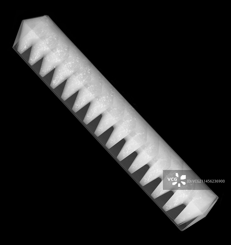 巧克力棒X光片图片素材