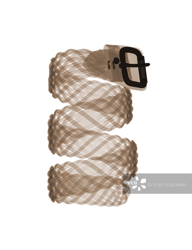 皮革腰带X光片图片素材