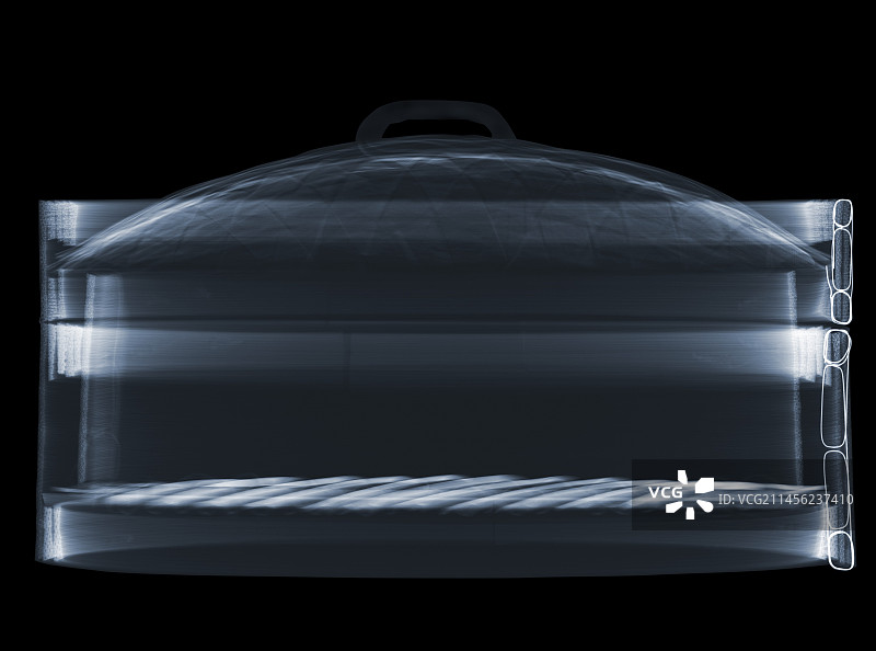 竹蒸笼X光片图片素材