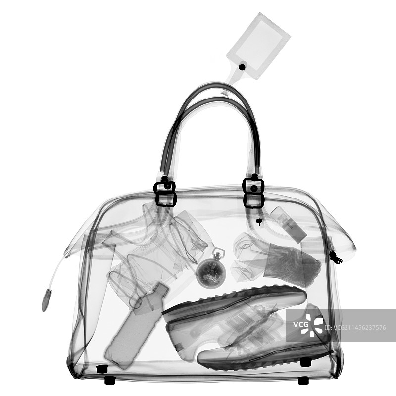 物品袋，X光片图片素材