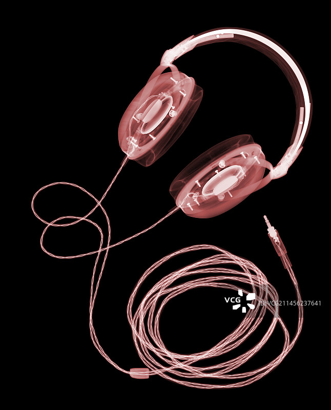 耳机、X光图片素材