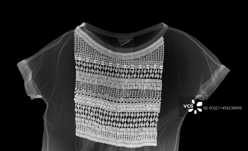 复杂的顶部X光图片素材