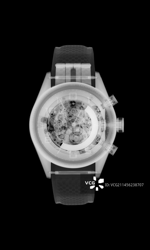 设计师手表X光图片素材