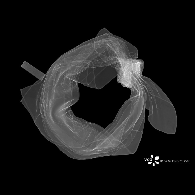 颈部围巾X光片图片素材